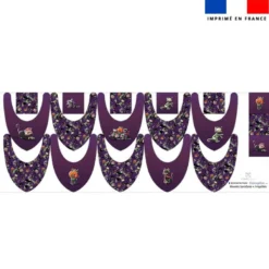Coupon éponge bavoirs bandana motif Bal masqué Halloween - Création Stillistic