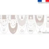Coupon éponge bavoirs bandana motif lapin rêveur