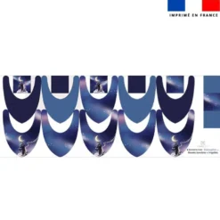 Coupon éponge bavoirs bandana motif chat sirius - Création Stillistic