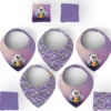 Coupon éponge bavoirs bandana motif panda ange - Création Stillistic