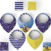 Coupon éponge bavoirs bandana motif macareux - Création Stillistic