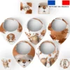 Coupon éponge bavoirs bandana motif loutre aquarelle