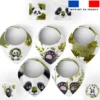 Coupon éponge bavoirs bandana motif panda aquarelle