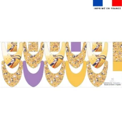 Coupon éponge bavoirs bandana motif licorne toboggan - Création Stillistic