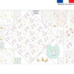 Coupon éponge kit puériculture licorne