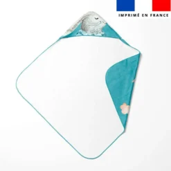 Coupon éponge kit puériculture montgolfière aquarelle