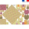 Coupon éponge kit puériculture motif lapin printanier - Création Stillistic