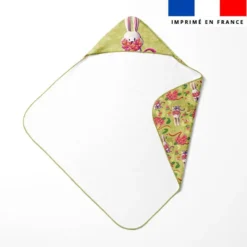 Coupon éponge kit puériculture motif lapin printanier - Création Stillistic