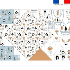Coupon éponge kit puériculture animaux hiver