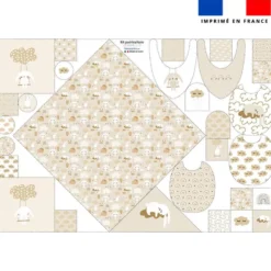 Coupon éponge kit puériculture lapin dans les nuages