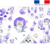 Coupon éponge kit puériculture chat aquarelle