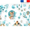 Coupon éponge kit puériculture écureuil aquarelle