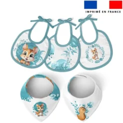 Coupon éponge kit puériculture écureuil aquarelle