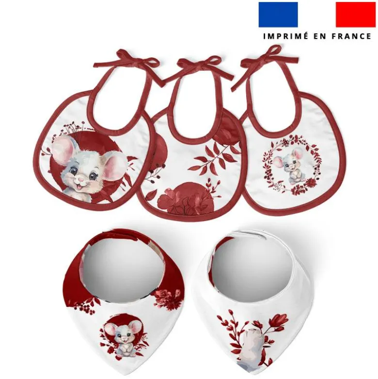 Coupon éponge kit puériculture souris aquarelle