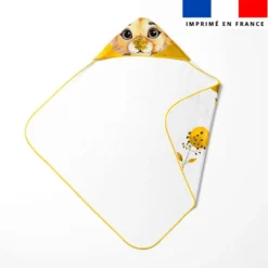 Coupon éponge kit puériculture lionceau aquarelle