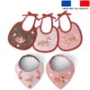 Coupon éponge kit puériculture folk fox