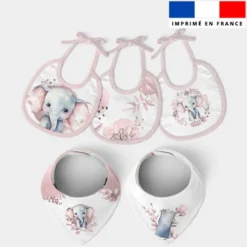 Coupon éponge kit puériculture éléphant aquarelle