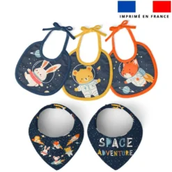 Coupon éponge kit puériculture animaux dans l'espace