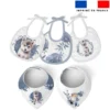 Coupon éponge kit puériculture husky aquarelle