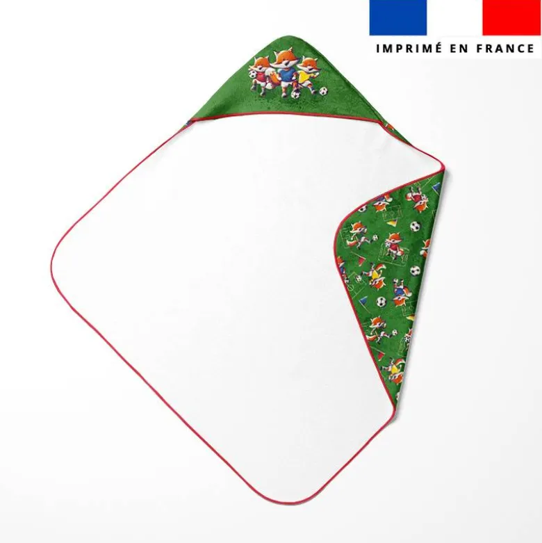 Coupon éponge kit puériculture motif renard foot - Création Stillistic