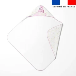 Coupon éponge kit puériculture sweet flamant rose