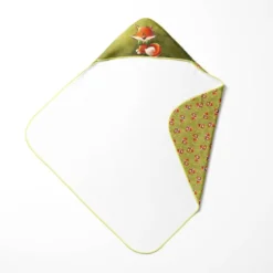 Coupon éponge kit puériculture motif renard noeud papillon - Création Stillistic