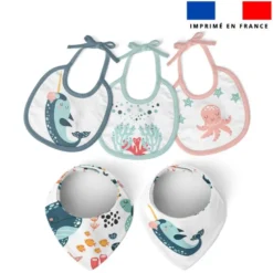 Coupon éponge kit puériculture animaux de l'océan