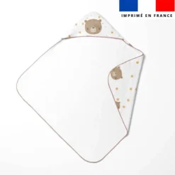 Coupon éponge kit puériculture baby ours marron et ocre