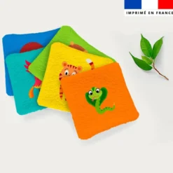 Coupon éponge kit puériculture animaux jungle color