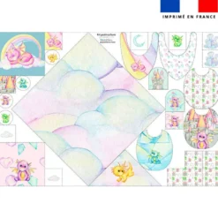 Coupon éponge kit puériculture dragon