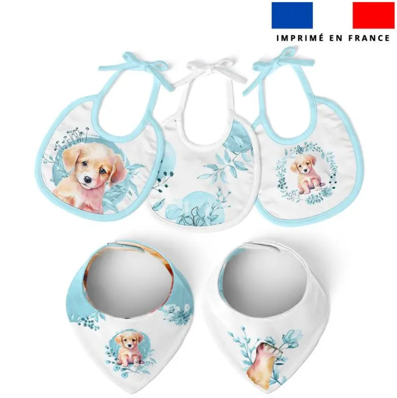 Coupon éponge kit puériculture labrador aquarelle