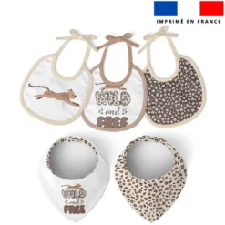 Coupon éponge kit puériculture léopard