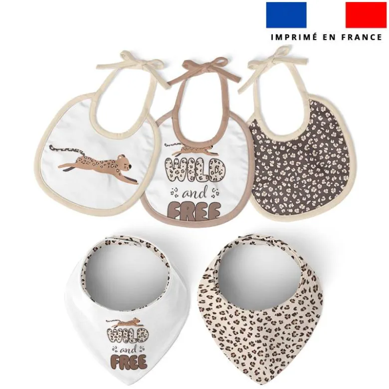 Coupon éponge kit puériculture léopard