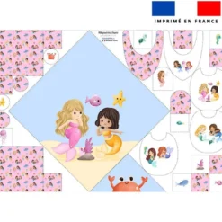Coupon éponge kit puériculture petites sirènes