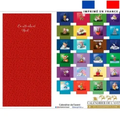 Coupon pour Calendrier de l'avent motif animaux de noël - Création Stillistic