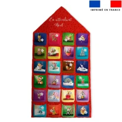 Coupon pour Calendrier de l'avent motif animaux de noël - Création Stillistic