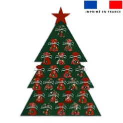 Coupon pour Calendrier de l'avent Sapin motif animaux couronne de noel - Création Stillistic
