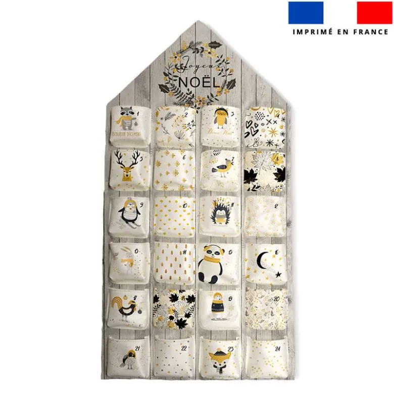 Coupon pour Calendrier de l'avent motif ambiance d'hiver