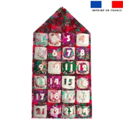 Coupon pour Calendrier de l'avent motif fleurs de noël - Création Lili Bambou Design