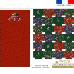 Coupon pour Calendrier de l'avent motif souris de noël - Création Stillistic