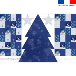 Coupon pour Calendrier de l'avent Sapin motif Ours polaire de noel - Création Stillistic