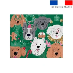 Coupon pour Calendrier de l'avent Paysage motif chien de noel