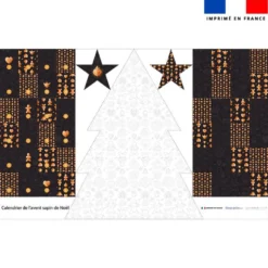 Coupon pour Calendrier de l'avent Sapin motif Noël pain d'épices - Création Stillistic