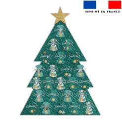 Coupon pour Calendrier de l'avent Sapin motif animaux du froid - Création Stillistic
