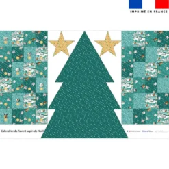 Coupon pour Calendrier de l'avent Sapin motif animaux du froid - Création Stillistic