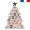 Coupon pour Calendrier de l'avent Sapin motif animaux pastel