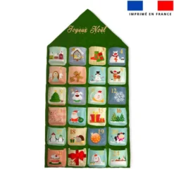 Coupon pour Calendrier de l'avent motif timbres de Noël