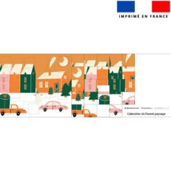 Coupon pour Calendrier de l'avent Paysage motif ambiance Noel