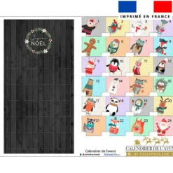 Coupon pour Calendrier de l'avent pastel motif animaux