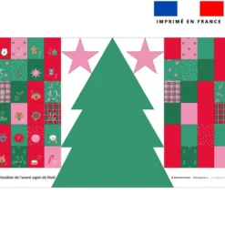 Coupon pour Calendrier de l'avent Sapin motif chien de Noel